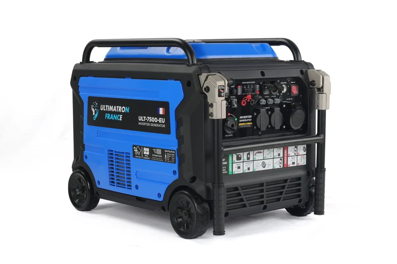 Groupe électrogène inverter essence ULTIMATRON ULT-7500-EU – 7200W / 7500W avec démarrage électrique