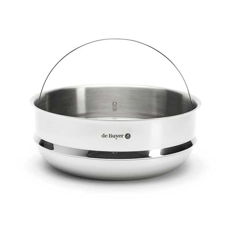 Cuit-vapeur en inox 24 cm - DE BUYER