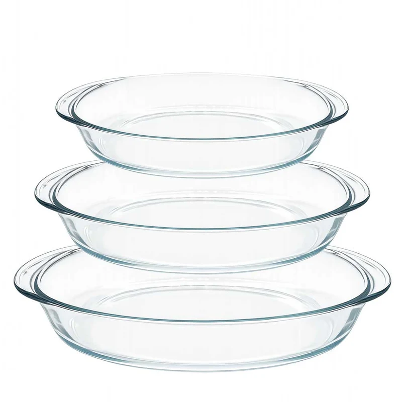 Lot de 3 plats à four ovales - DURALEX
