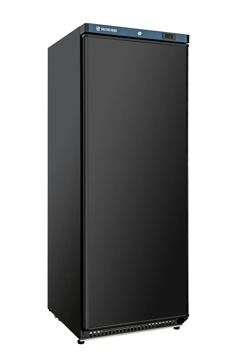 Armoire de congélation ECO 600, intérieur en plastique, noir