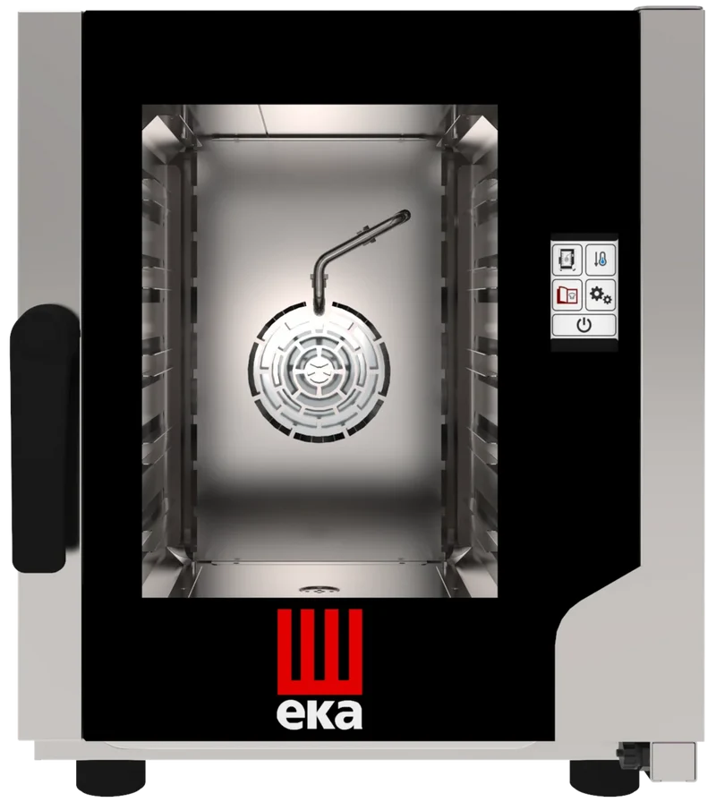 Four à convection ventilée Tecnoeka Evolution Next EKF 523 N T UD, 5 x GN 2/3, vapeur directe, commande tactile