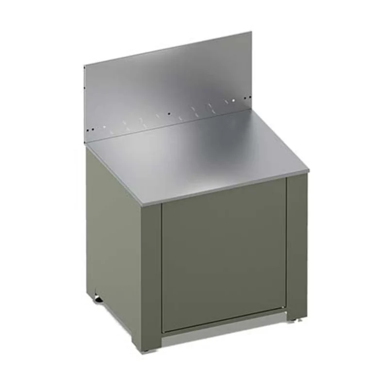 Meuble MODULO pour plancha vert sauge - ENO