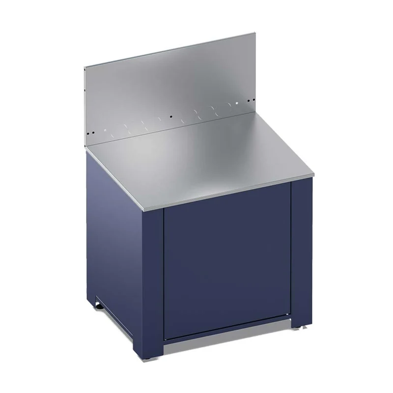 Meuble MODULO pour plancha bleu navy - ENO