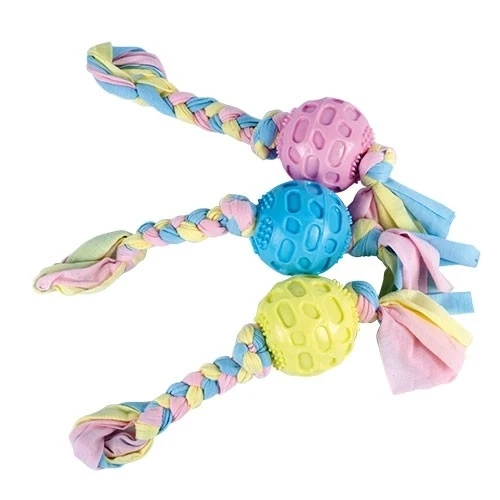 Ballon coloré avec cordon de tissu