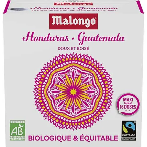 Dosettes café Honduras/Guatemala - Machine EOH - MALONGO