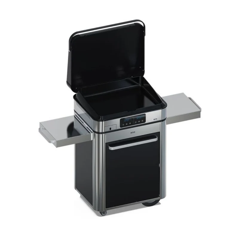 Plancha Électrique ENOSIGN 65 sur Chariot Inox et noir - ENO