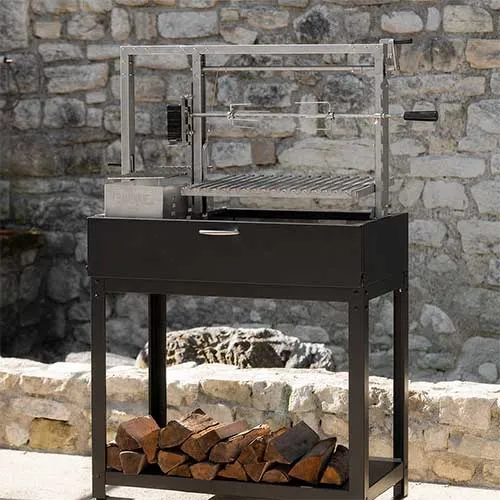Barbecue Santa Maria Asado Bois Sur Pieds Mixte Grille/Foyer - GRILL CHIC