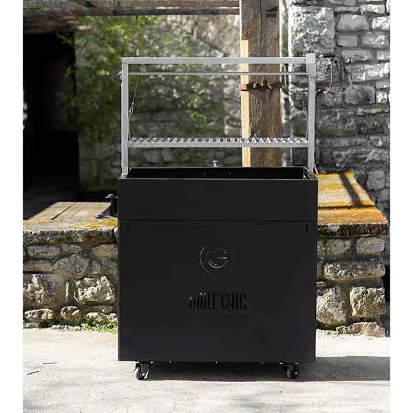 Barbecue Santa Maria Bois Asado Grille XL Sur Meuble - GRILL CHIC