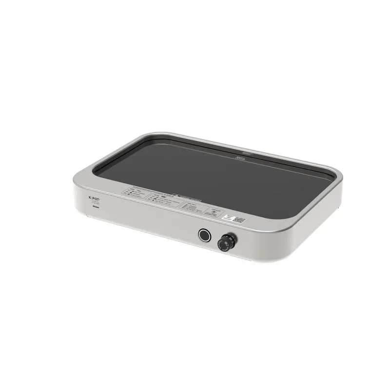 Rieber Cuisine de catering numérique et pilotée par application avec plaque vitrocéramique K-POT CONNECT 1/1-ck-2200 argenté