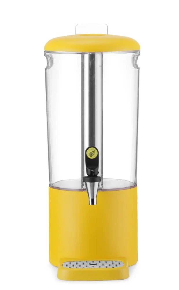 Distributeur de jus, 8 l UNIQ, HENDI, conçu par Robert Bronwasser, 8L, Jaune, 318x216x(H)532mm