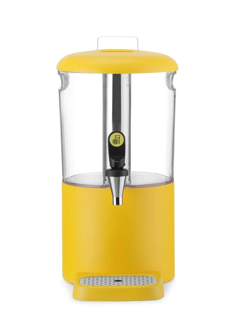 Distributeur de jus, 4 l UNIQ, HENDI, designed by Robert Bronwasser, 4L, Jaune, 315x211x(H)431mm