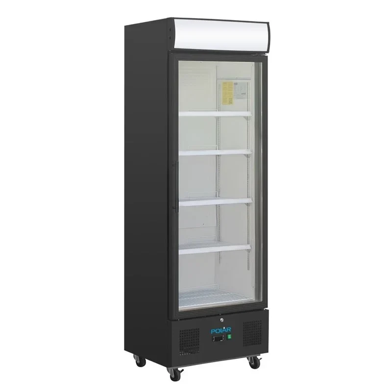 Armoire à boissons Polar G-Serie 368 Litres, noire