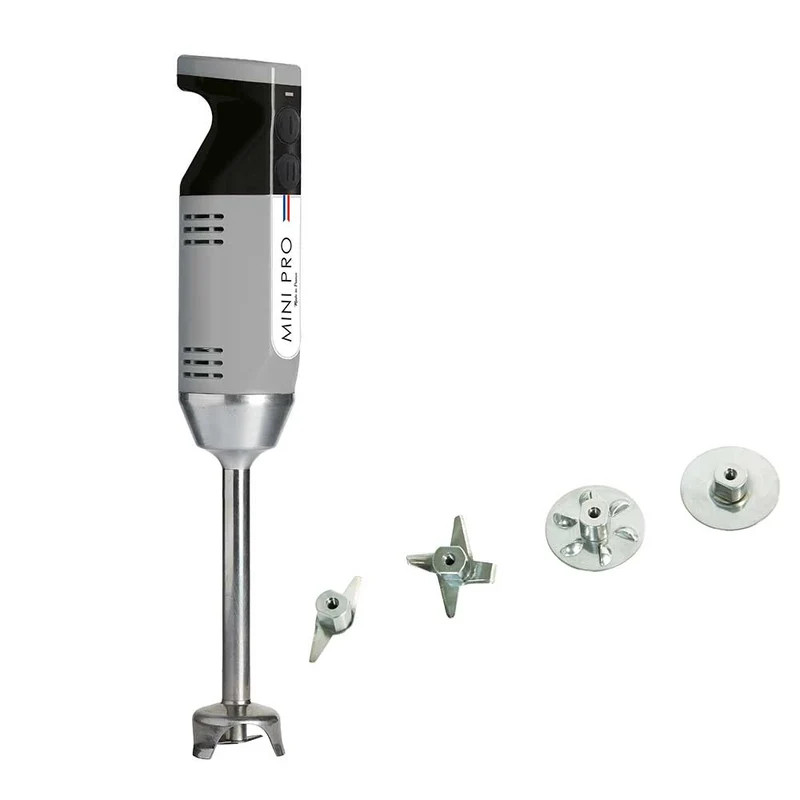 Mixeur plongeant polyvalent mini-pro Gris Noir 4 couteaux - DYNAMIC