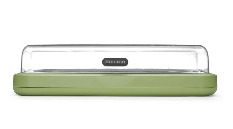Vitrine réfrigérée UNIQ, HENDI, designée par Robert Bronwasser, GN 1/1, Verte, 593x389x(H)147mm