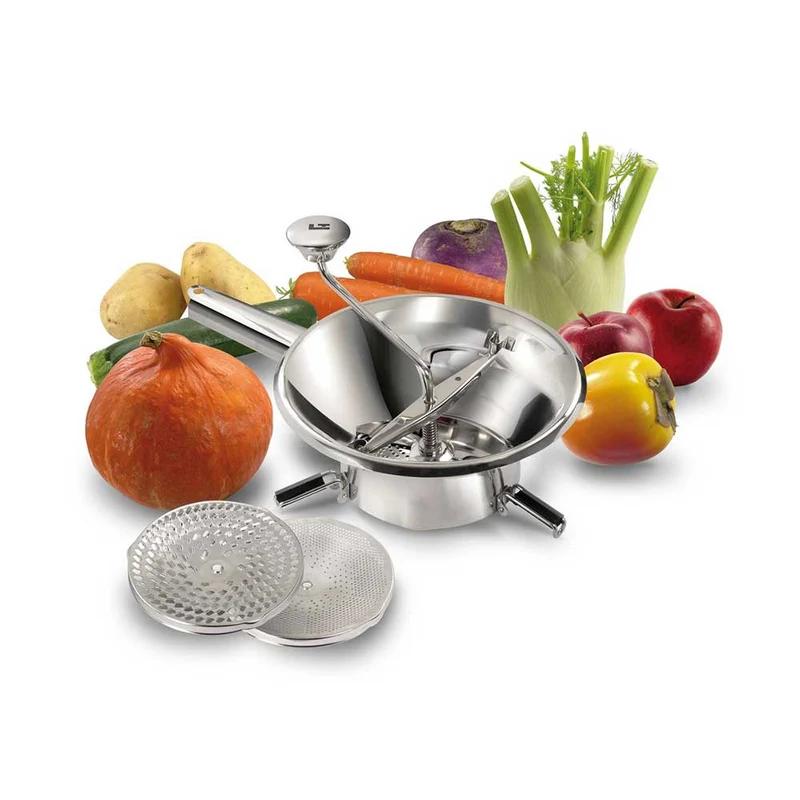 Moulin passe-légumes ménager inox 24 cm - Louis Tellier