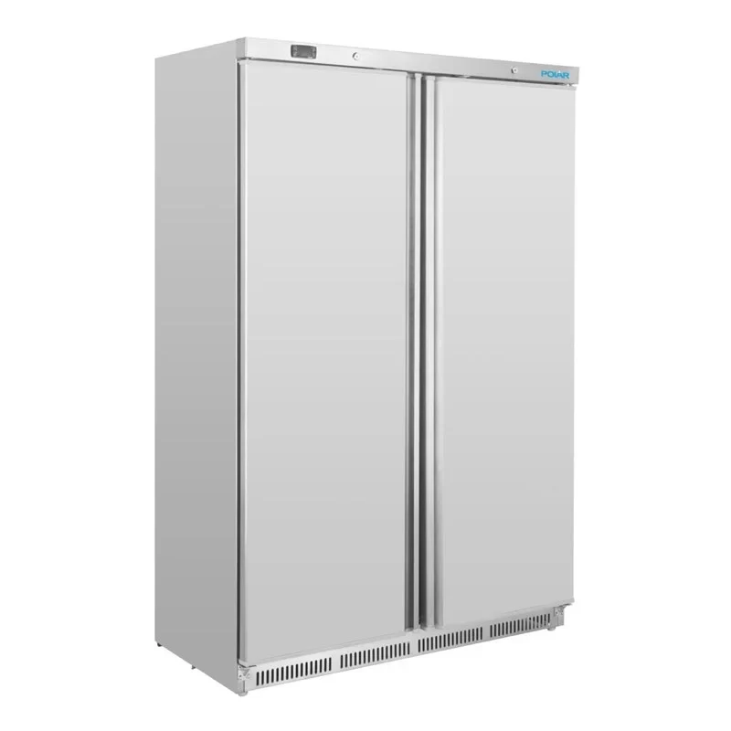 Armoire de congélation Polar Série C 744 Litres, 2 portes, inox