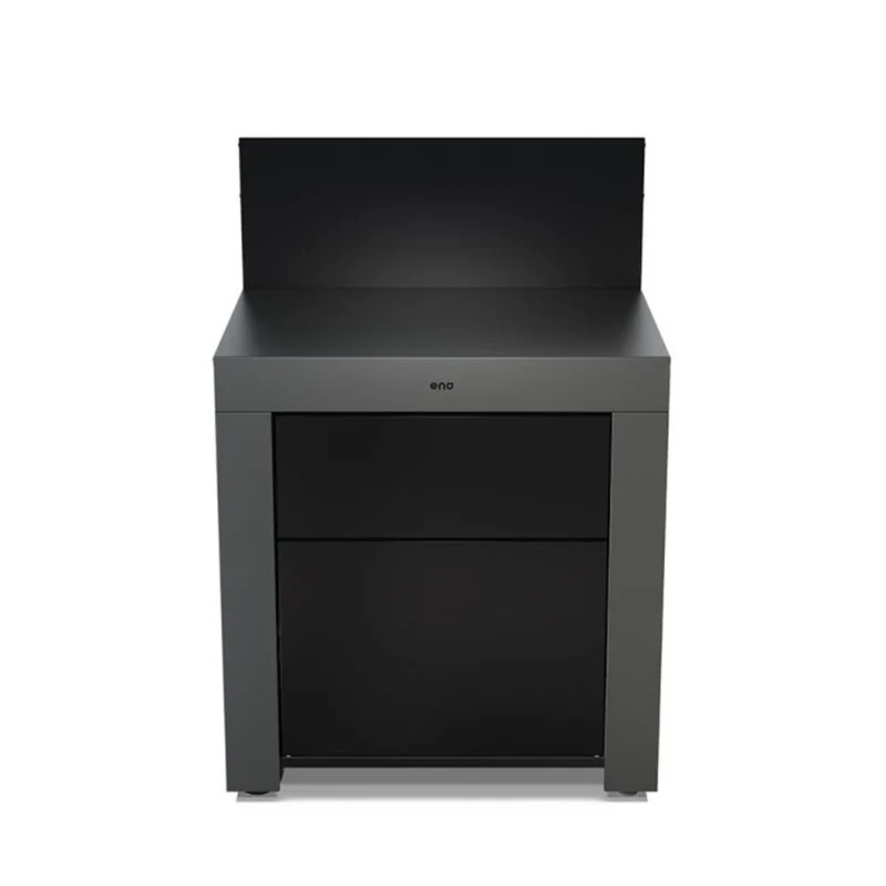 Module plan de travail extérieur avec tiroirs 80 cm Gris Cargo - ENO