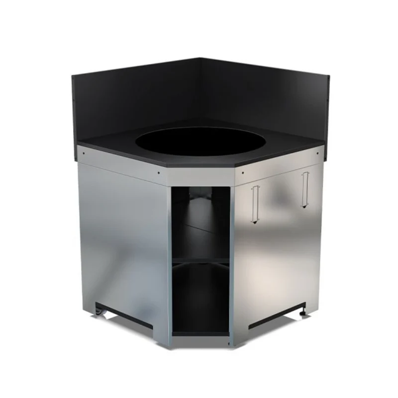 Module d’angle pour Kamado M & L Noir et Inox - ENO