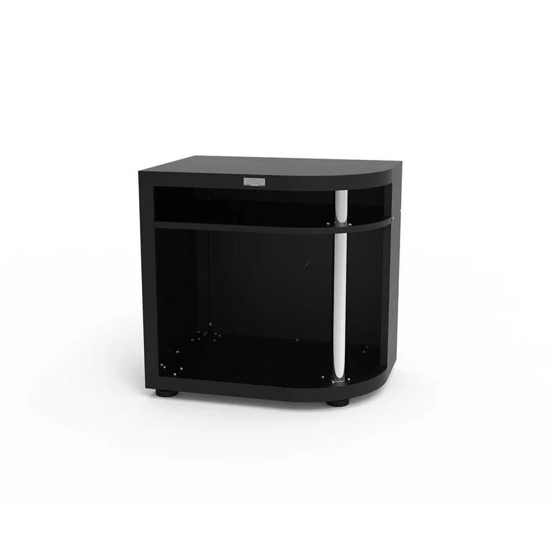 Meuble Cuisson arrondi Droite 80 x 55 cm Noir - LE MARQUIER