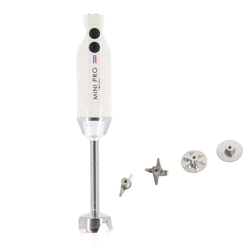 Mixeur plongeant polyvalent mini-pro Blanc 4 couteaux - DYNAMIC