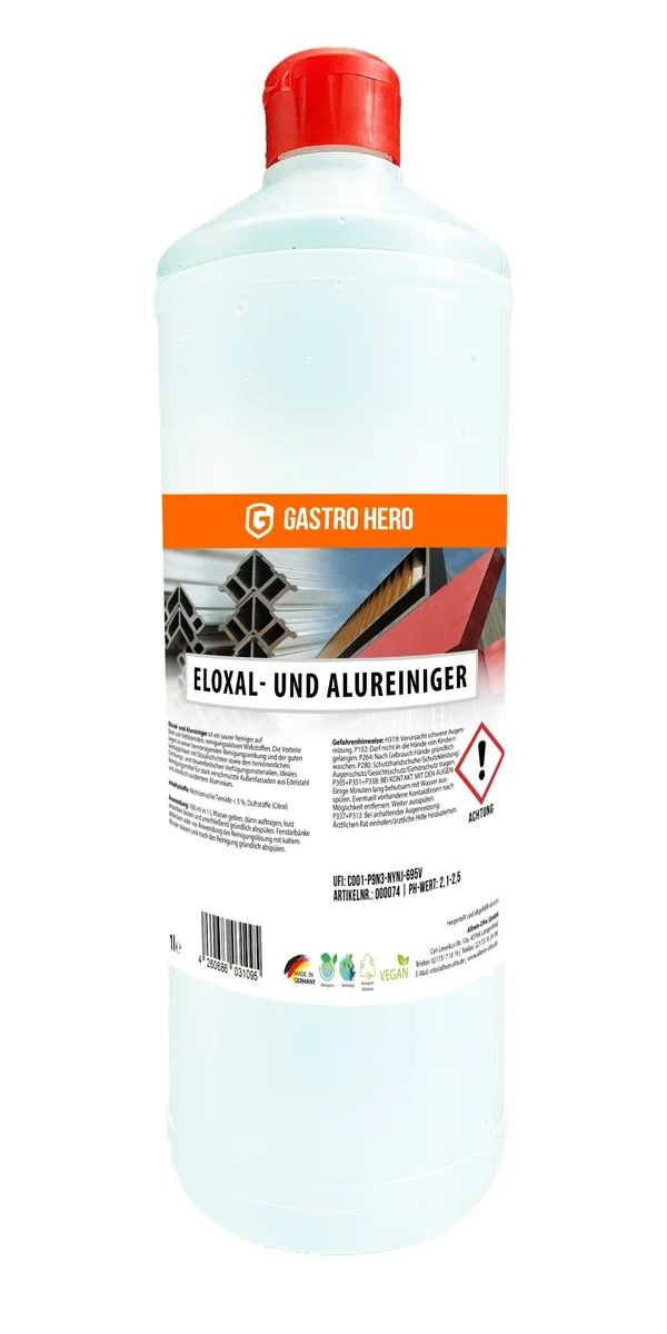 Nettoyant pour aluminium anodisé et aluminium 1L