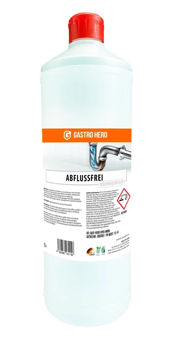 Déboucheur canalisations Abflussfrei 1L
