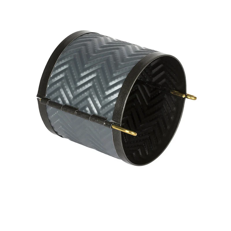 Pâté en Croûte Exopan Rond à Chevrons Diamètre 10 cm Hauteur 9 cm - MATFER