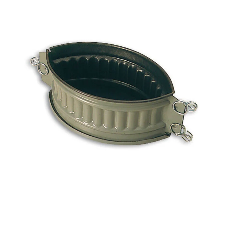 Pâté en Croûte Exopan Ovale à Côtes 18 x 11 x 7,5 cm - MATFER