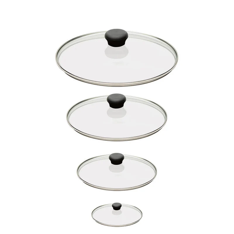 Ensemble de 4 Couvercles en verre bombé Cookway - CRISTEL