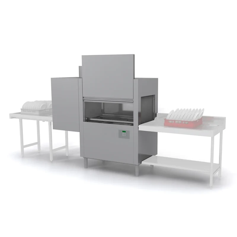 Lave-vaisselle à avancement de casiers Dexion D821LTDSA avec unité de séchage et entrée à gauche