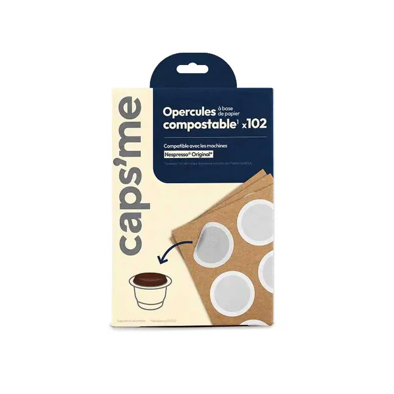Opercules en papier compostable - CAPS ME