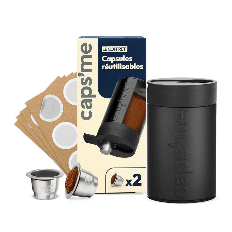 Coffret Capsules réutilisables CAPS ME - CAPS ME