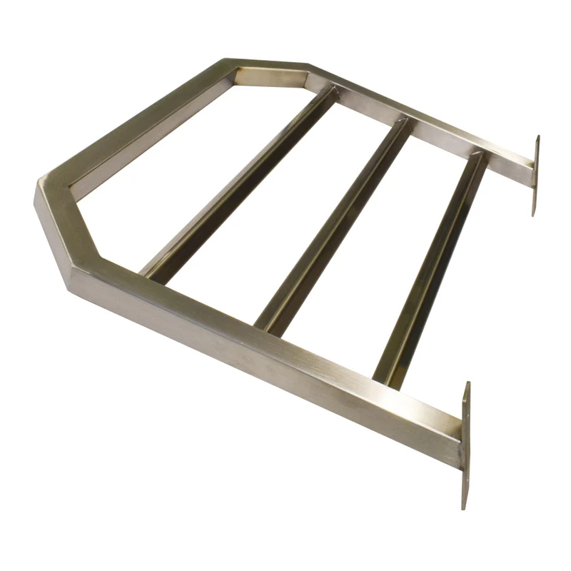 Support inox repose tapis latéral