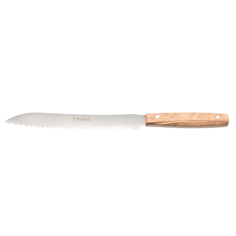 Couteau à Pain Manche en Olivier - Au Sabot