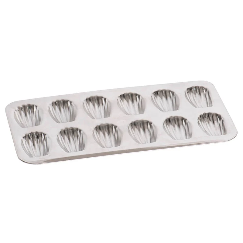 Plaque fer blanc 12 madeleines - GOBEL