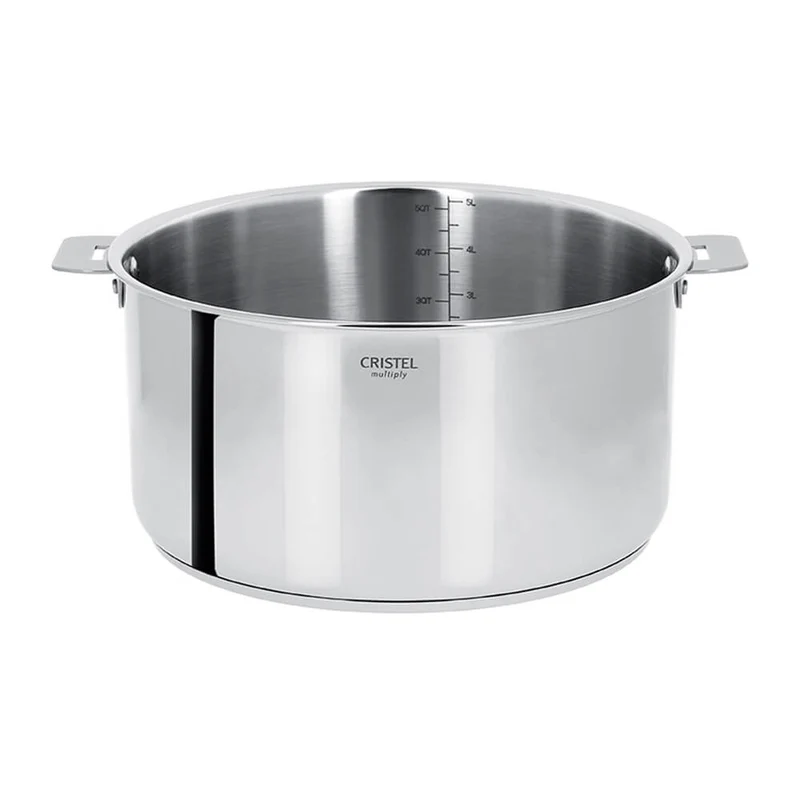 Casserole inox Casteline poignée amovible - CRISTEL