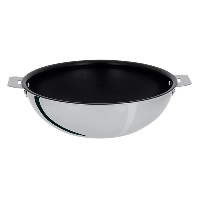 Wok anti-adhérent Casteline poignée amovible - CRISTEL