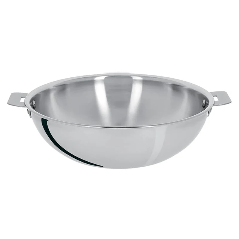 Wok inox Casteline poignée amovible - CRISTEL