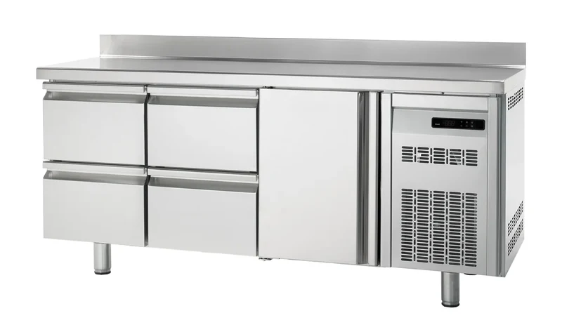 Table congélateur Premium 1/4 avec dosseret