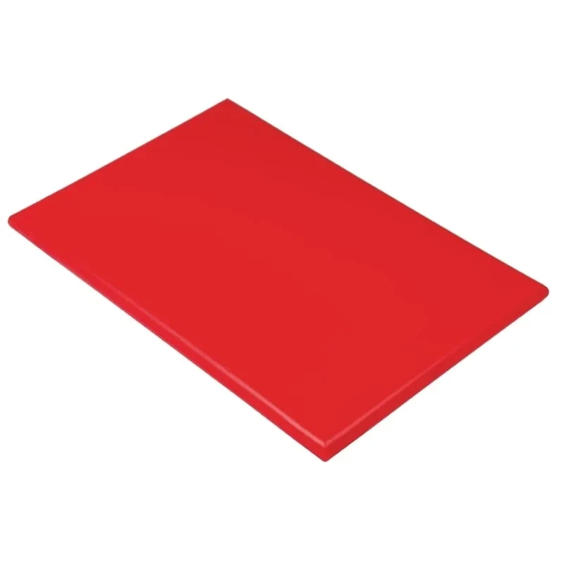 Planche à découper Hygiplas, 60 x 45 x 2,5 cm, rouge