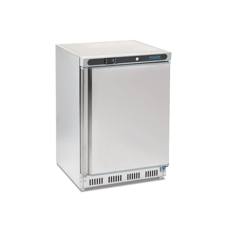 Armoire de congélation en acier inoxydable Polar 140L