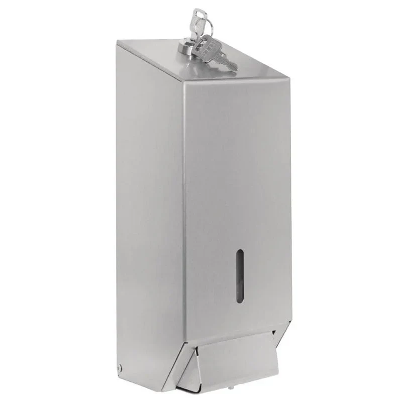 Distributeur de savon Jantex 1 litre en acier inoxydable