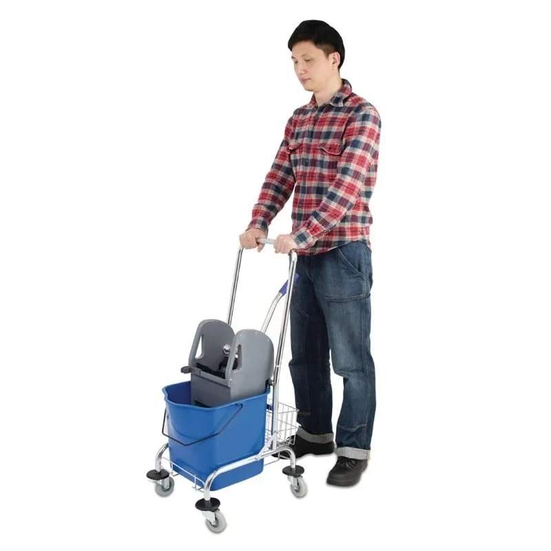 Seau à frange Jantex Deluxe avec presse 24L
