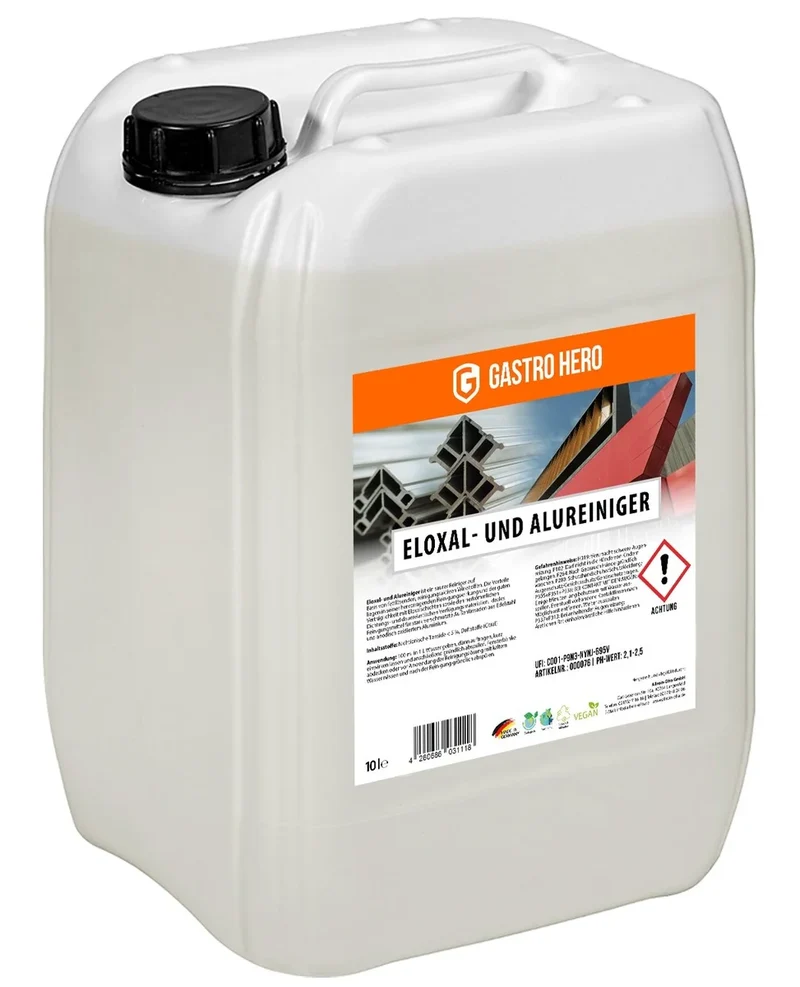 Nettoyant pour aluminium anodisé et aluminium 10L