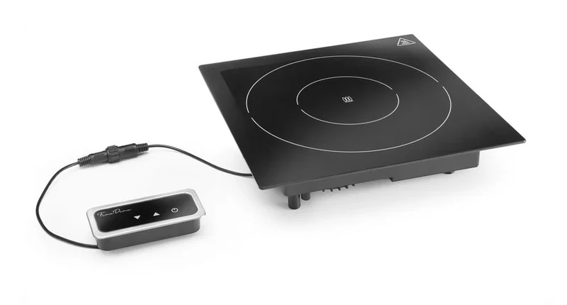 Hendi plaque chauffante à induction 1000 W, Fine Dine, 230V/1000W, 350x397x(H)85mm