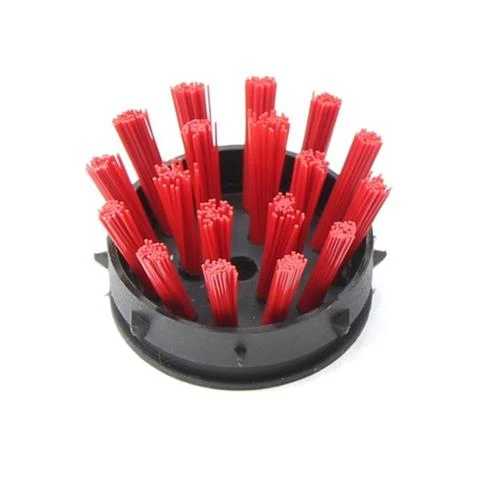 Brosse de Nettoyage pour Tapis en Caoutchouc Rouge