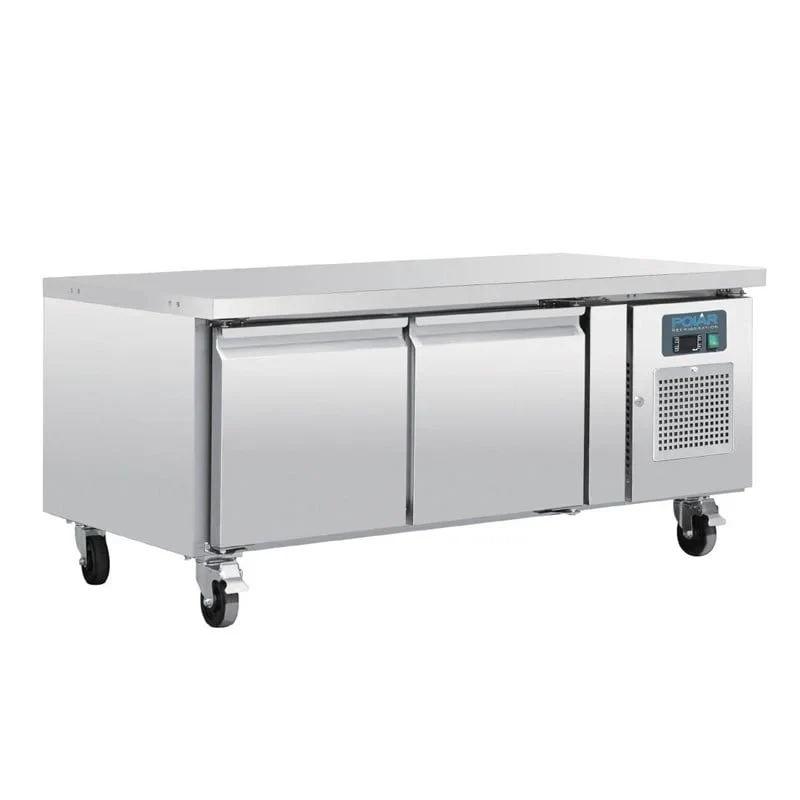 Polar Série U Table réfrigérée GN 2 portes 214L