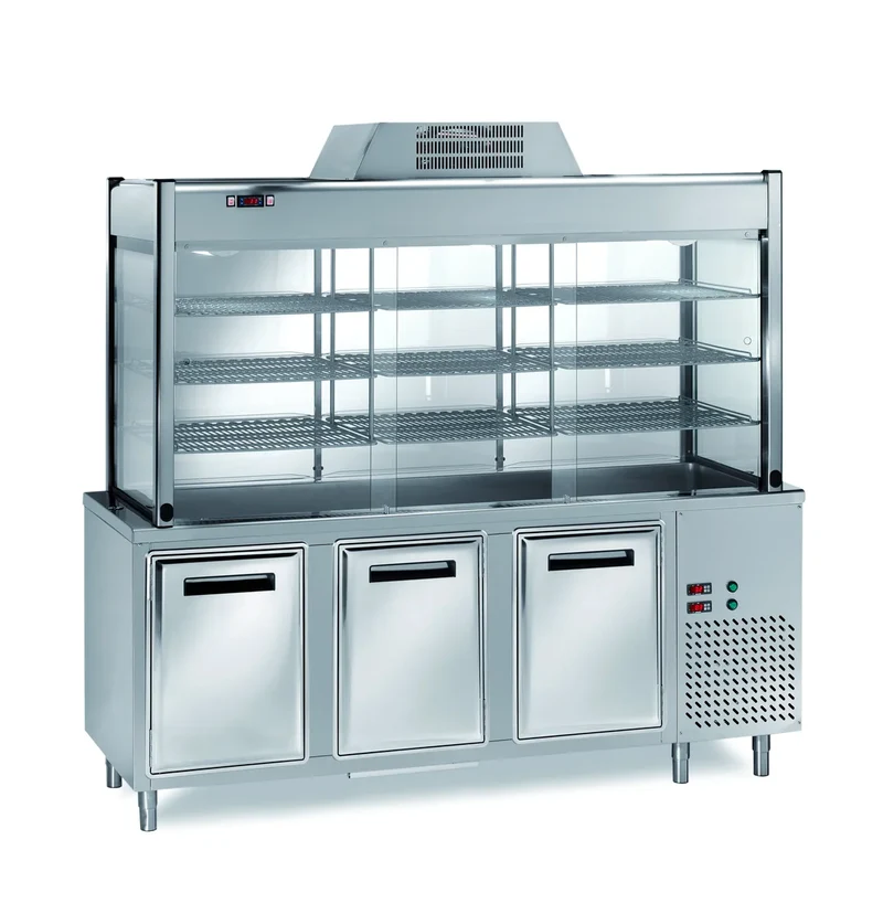 Vitrine réfrigérée en libre-service PROFI 2000x700x2000 - 5x GN 1/1