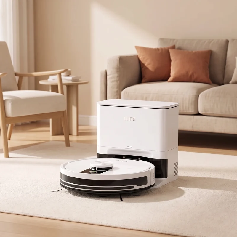 Aspirateur robot laveur Aria – station de vidange