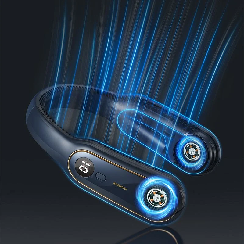 Ventilateur de cou portable noir